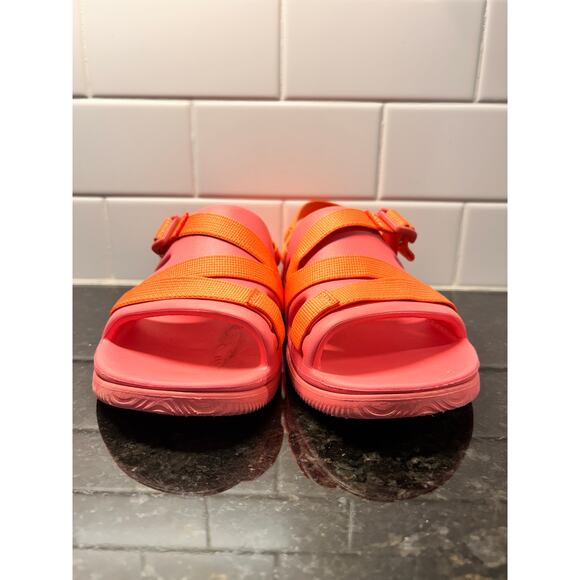 Chaco Kids Chillos Sport Sandals Slides Slingback Outdoor Rose Pink Size 3‎ - Picture 3 of 10